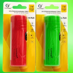 plsupreme ®Premium Quality 2 PCS PL-006 without charger 3W Torch Light|Emergency Light Torch-picture-18