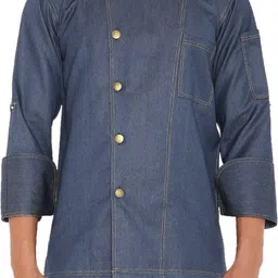 associated uniforms Denim Chef's Apron - Medium-picture-12