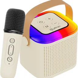 PTron Play with Karaoke Mic, 10W Pristine Sound, 8Hrs Playtime, RGB Lights 10 W Bluetooth Speaker image 2