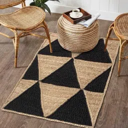 hitakshi handicrafts 120 cm X 180 Jute Area Rug-picture-28