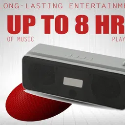 CAPSLINE Flip-421 ,16mm driver Dynamic Bass stereo audio Led Lighting Portable Wireless 16 W Bluetooth Speaker image 3