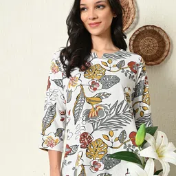 dreambe Women Night Suit Set Multicolor Floral Print-picture-19