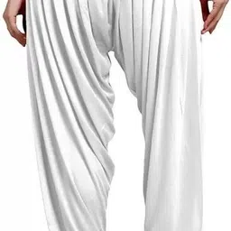 smiley appu clothing Polyester Solid Patiala image 5