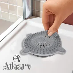 2 PCS Silicone Hair Catcher Bathroom And Hair Wash Basin-image-23
