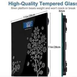 MEANDMY Personal Digital Electronic Body Weight Machine For Human Body 180Kg Capacity Weighing Scale image 2