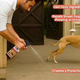uniwax Anti dog poop stop dogs from pooping or peeing outside gates pleasent Cologne image 4
