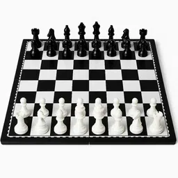mikkora Super Foldable Chess Board Set with Lightweight Plastic Pieces – 32 cm Educational Board Games-picture-10