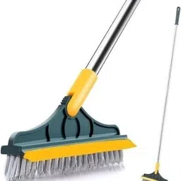 2 in 1 Cleaning Floor Scrub Brush and viper Handle Scratch Brush-image-0
