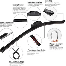 crrazycreations Windshield Wiper For Toyota Etios Liva image 2