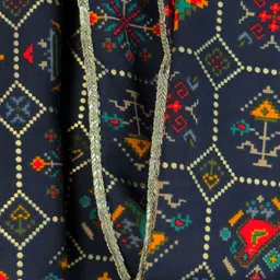 vastramay Rayon Printed Blue Men Dupatta image 2