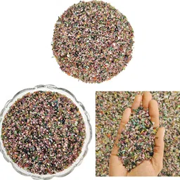 9dzine Crystal Multi Tourmaline Chips Crystal Chips Stone Chips For Healing & Vastu Polished Asymmetrical Crystal Stone-picture-34