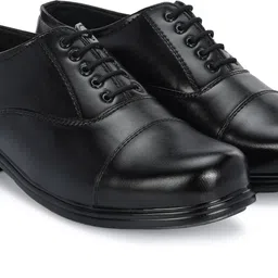 Light Weight Fox Leather and Oxford Police Shoes Oxford For Men-image-45