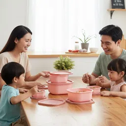 jigshtial Plastic Bread Container - 3050 ml, 1900 ml, 1100 ml, 590 ml, 290 ml image 3