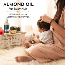 wildflower essentials 100% Pure Sweet Almond Oil Baby Skin Fairness & Good For Bones Massage Oil-picture-19