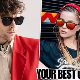 ritoza UV Protection Wayfarer Sunglasses (Free Size) image 4