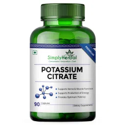 Simply Herbal Potassium Citrate Supplement Tablets- 99 MG - 90 Capsules-image-13