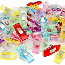 syga Swing Clips Multicolor for Sewing Craft Clamps, Crafting, Crochet and Knitting - 40 PCS Knitting Pin-picture-9