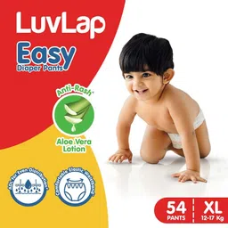 luvlap Easy Diaper Pants, XL, Pack of 54, for babies upto 12-17Kg, Pant style diaper - XL-picture-12
