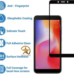 Gorilla Glass Edge To Edge Tempered Glass for Mi Redmi 6A image 2