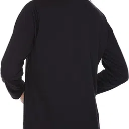 urbe Women Typography Round Neck Cotton Blend Black T-Shirt image 2