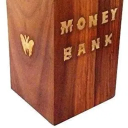 Premium Sheesham Wood Money Bank/Cash Box for childrens/Gifts Cash Box-image-8