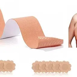 Women's Cotton Spandex Multipurpose Breast Lift Tape. Nursing Breast DN96 Nursing Breast Pad-image-28