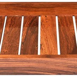 s f enterprises Wooden Serving Tray, Tea/Coffee, Snacks Serving Platter for Table & Kitchen used Tray image 5