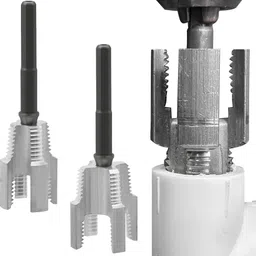 serplex 2Pcs Pipe Threading Die Heads for Drill 1 2 and 3 4 NPT Die Handle-picture-15