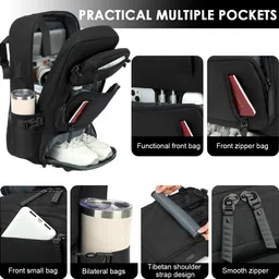 zorbes 26.11 L Backpack Travel Backpack for Men with USB Port Removable Sling and Large Capacity image 3