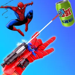 uneeke shape Spiderman web shooter toy gadget for kids cosplay, dart launcher gun with gloves-picture-24