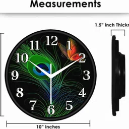 divine Analog 25 cm X 25 cm Wall Clock image 3