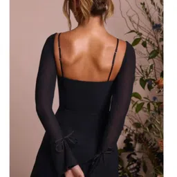 trinoor Women Bodycon Black Mini/Short Dress image 2