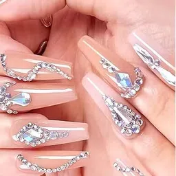 akado Nail Art Rhinestones Decoration Nail Stones Imitation Glass Art pc 100-picture-20