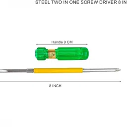 picvel TWO-WAY(6"/150mm)(8"/200mm)(10"/250mm)(12"/300mm) CRV Steel STAR+FLAT HEAD Combination Screwdriver Set image 3