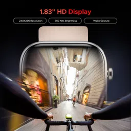 boAt Storm call 3 w/TBT Navigation,Watch Face Studio,1.83''(4.6 cm)HD Display,QR Tray Smartwatch image 3