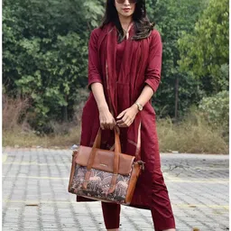 noorfashion Straight Stylish Fit Kurta Dupatta and Pant Set For Women&GIrls Solid Kurta, Trouser/Pant & Dupatta Set-picture-13