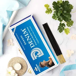 shashi DENIME Economy Incense Stick / Agarbatti (200-gm)Pack Denim Pack Of 2 image 4