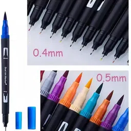 wynhard 36 Dual Tip Brush Pen Marker Pen Set Brush Marker Pen Sketch Pen for calligraphy image 2