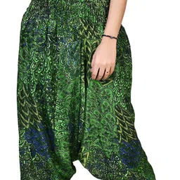 fusfus Printed Rayon, Cotton Women Harem Pants image 4