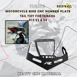 dhevan RL-O Tail tidy/fender Eliminator for Yamaha R15 V3/V4/R15S/R15M Bike Number Plate image 1