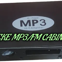 cke Cabinet of Amplifier Box in Black Colors with volume and all Others fittings Electronic Components Electronic Hobby Kit image 2