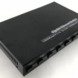 RAMEX Gigabit Ethernet Media Converter 4 Port RJ45 + 2 SC 1000Mbps 20KM 1 Ports 1000 Mbps Network Switch image 2