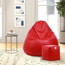 flipkart perfect homes studio XXXL Tear Drop Bean Bag Cover (Without Beans)-picture-19