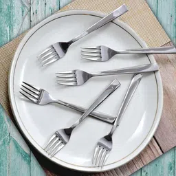 convay 6 dinner 20CM Dinner Forks Stainless Steel Table Spoon Set-picture-22