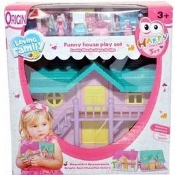 snm97 Dream Funny House Play Set Doll House Set for Boys and Girls_71 image 1