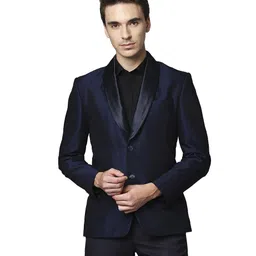 park avenue Men 2BTN SB DETACHABLE SHAWL - S.SLIM Self Design Suit-picture-39