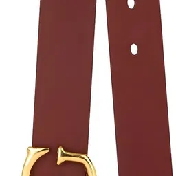 vildth Men Brown Genuine Leather Belt image 4