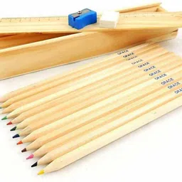 xydrozen ®Box with 12 Different Crayon Colour Pencils Pencil image 3