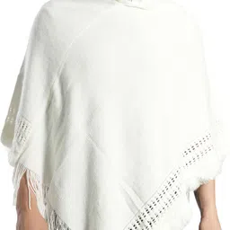 life and style Wool Blend Poncho image 4