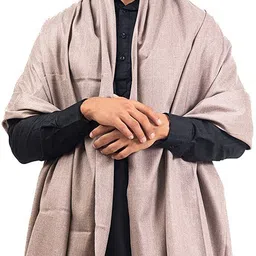 WEAVER VILLAS Wool Self Design Men Shawl image 3